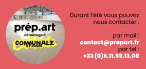 "Prép'art déménage à Communale Saint-Ouen. Découvrez les nouveaux ateliers de l'école préparatoire d'art et contactez-nous pendant l'été pour préparer votre inscription en prépa art, prépa cinéma